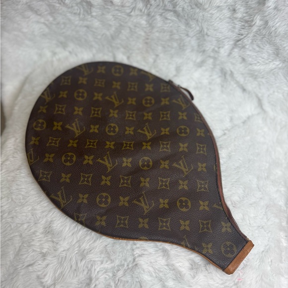 VINTAGE Louis Vuitton Monogram Tennis Racket Cover - Picture 1 of 9